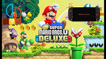 ONEXPLAYER i7 1185G7 | New Super Mario Bros U Deluxe 60FPS | Yuzu Iris Xe Performance