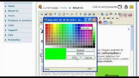 WebHosting Break Presents: Editing and Formatting Text in RVSitebuilder