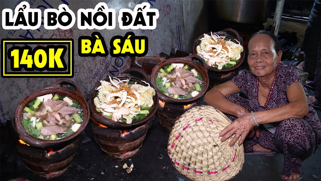 lẩu bò quận 1 2022 LẨU BÒ NỒI ĐẤT BÀ SÁU 140K Ở Quận 3 Hơn 40 Năm Vẫn Tròn Vị Níu Chân Thực Khách SÀI GÒN
