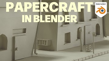 Paper Models with Blender Geometry Nodes