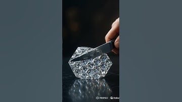 asmr diamond honeycomb slice video asmr satisfaction #shorts #4million #asmr #viral #video #diamond