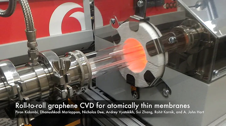 Roll-to-roll graphene CVD for atomically thin membranes