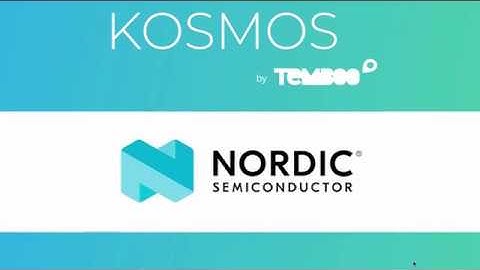 Nordic Thingy:52 and Kosmos IoT