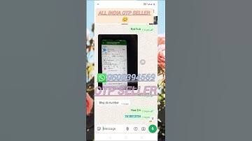 #otp all India otp seller #otpverification #website #otpseller #otpbypasstrick #otpbypassapp