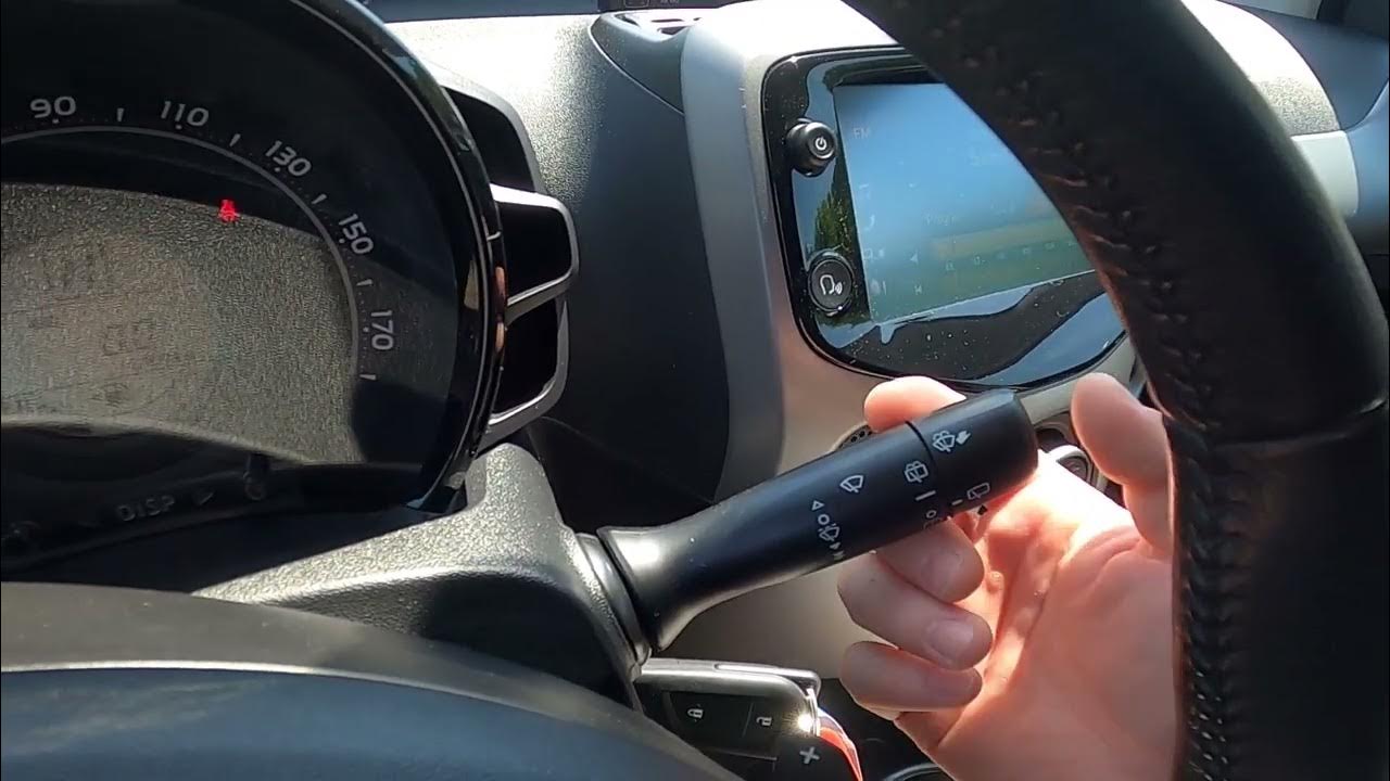 How to Enable or Disable Front Windshield Wipers in Toyota Aygo II