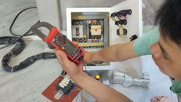 Test tủ chống mất pha đứt dây trung tính bảo vệ tần số , đảo pha ngược pha, bảo vệ thấp áp, áp cao