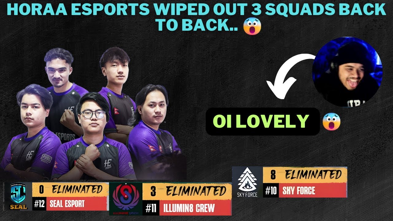 Malik 1v3 SF🥶,IGL 1v3 I8//Horaa Esports Back to Back wiped out 3 squads 🇳🇵🔥.