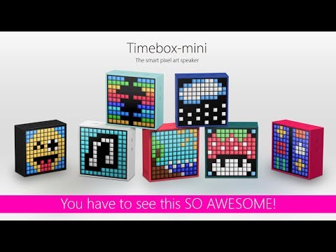 Divoom Timebox Mini Review The best bluetooth speaker? This is a awesome RGB LED Bluetooth speaker