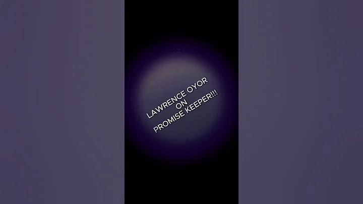 Lawrence Oyor sings promise keeper #lawrenceoyor #promisekeeper #lyrics #campuslife