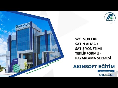 WOLVOX ERP Satın Alma / Satış Yönetimi - İrsaliye Formu - Pazarlama
