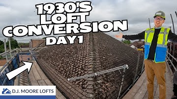 The Opening Stages Of A Loft Conversion - 1930