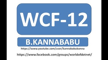 WCF Example with ADO.net