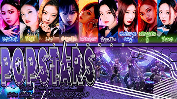 How Would ItzSpa (Aespa & Itzy) Sing POP/STARS By K/DA (COLOUR/COLOR CODED LYRICS/LINE DISTRIBUTION)