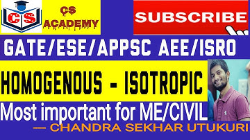 What is HOMOGENOUS & ISOTROPIC materials why it is most important Assumptions in Simple bending?