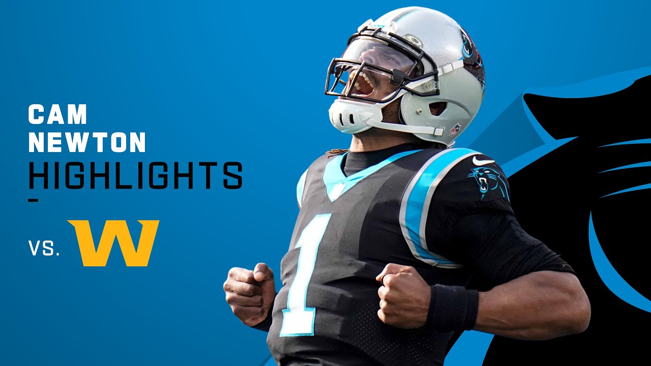 Cam Newton's Best Plays First Start Back in Carolina | NFL 2021 Highlights - YouTube