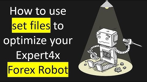 Learn how to Test & Optimize any Expert4x EA using set files for the MetaTrader strategy tester