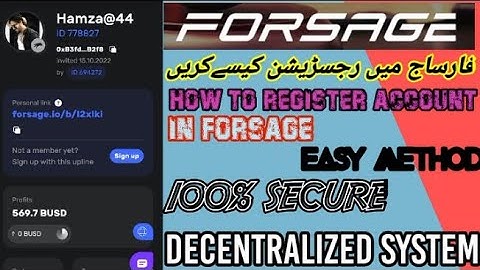 How To Activate Forsage Account | Forsage Registration Video | Forsage Ka Account Kaise Banayn 2023