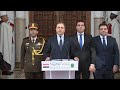 تصريح سعادة سفير جمهورية مصر العربية عقب تقديم أوراق اعتماده للسيد رئيس الجمهورية 