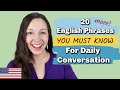 20 Essential English Phrases for Daily Conversation