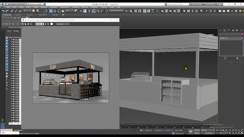 3DsMax Tutorials, Learn 3D Modeling a Food Stall from Scratch in 3dsmax ( Part 2)