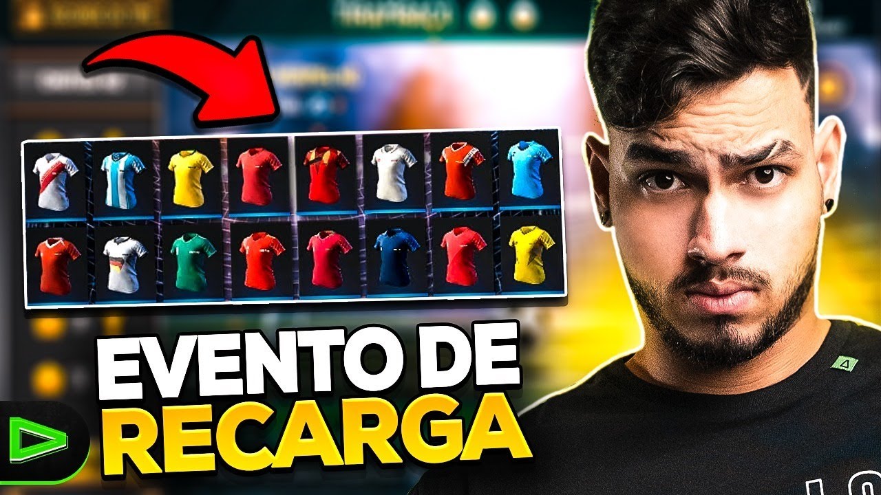 💚 MELHOR RECARGA DE DIAMANTES? COM CAMISA DE TIME!! 💚 🔴 FREE FIRE - AO  VIVO 💚 LOUD JJORDAN 