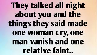 THEY TALKED ALL NIGHT ABOUT..