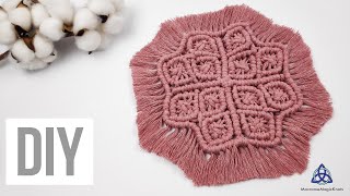 Macrame Coaster DIY | NEW Pattern