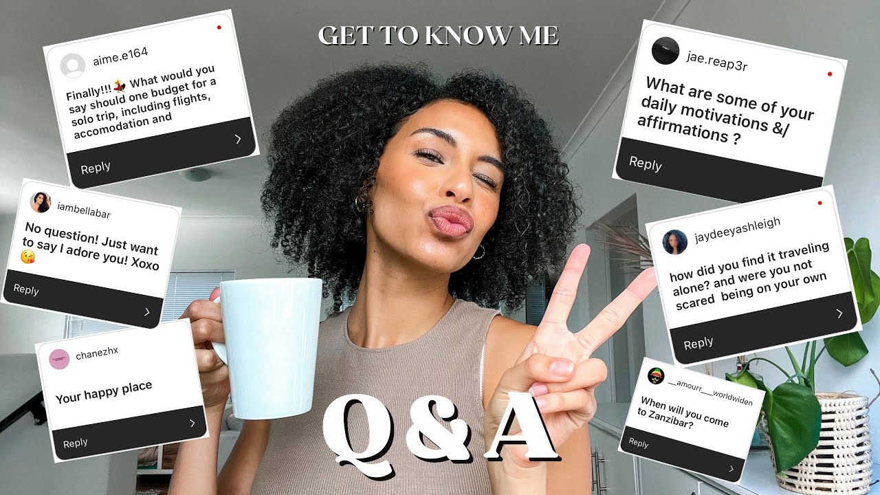 MY FIRST YOUTUBE VIDEO Get to know me Q&A ( solo travelling, bucket