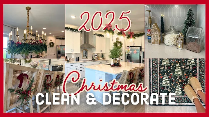 IT'S TIME! 🎄 Christmas Clean and Decorate With Me 2025 | Gingerbread Kitchen & Dining Room