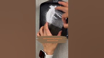 New Embossing Techniques Using Acetate!