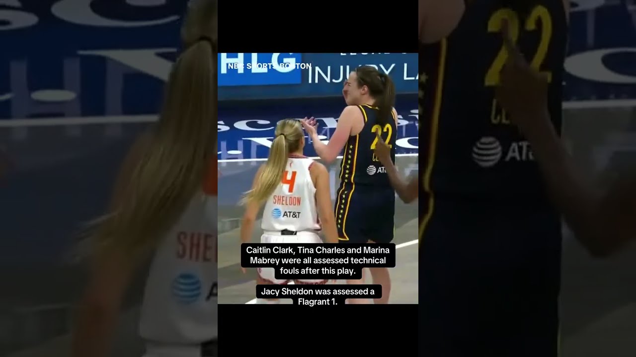 Caitlin Clark Tina Charles And Marina Mabrey Were All Assessed Technical Fouls After This Play