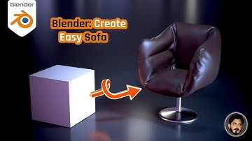 Design a Realistic Sofa with Cloth Filter in Blender | Full Tutorial