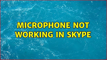 Ubuntu: Microphone not working in skype