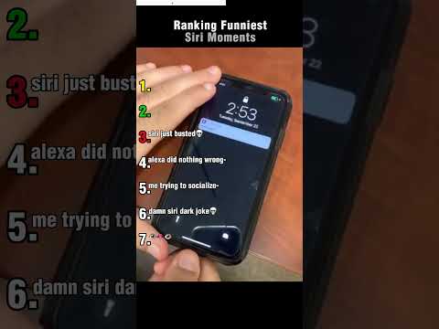 Ranking Funniest Siri Moments Tiktok Usa Siri Heysiri