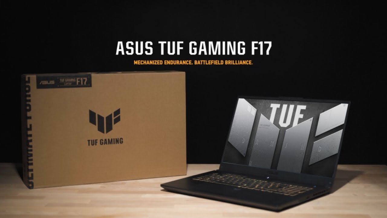 Unboxing the ASUS TUF Gaming F17