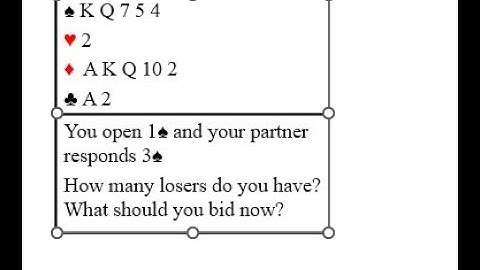 The Losing Trick Count - some more examples