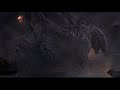 Godzilla vs male muto brightened  short unused scene in correct placement godzilla 2014