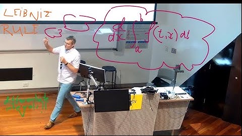Differentiate Under the Integral Sign!  Leibniz rule!! Learn Mathematics with Dr Chris Tisdell