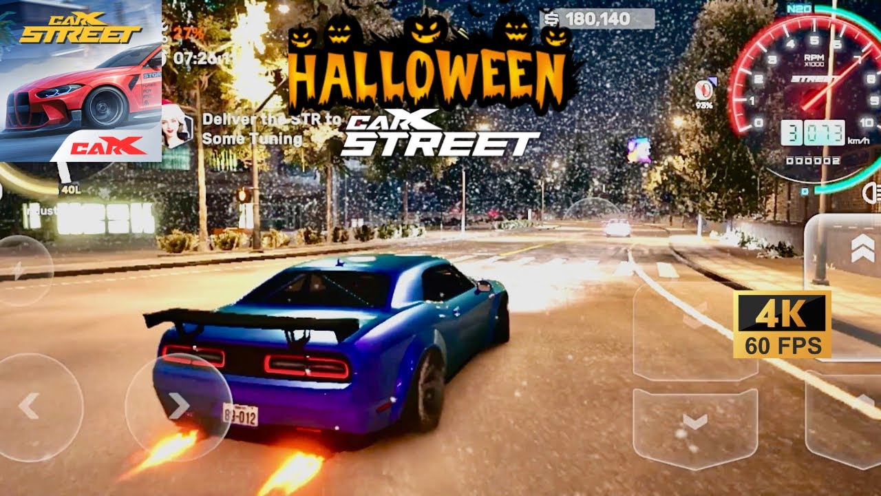 CarX Street Halloween season Max Graphics Game play | Iphone 11