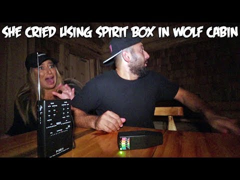 She CRIED when We used a SPIRIT box in WOLF CABIN!  | The Sargi Family