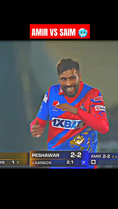 Saim Ayub’s Savage Revenge on Mohammad Amir! 🔥 #cricket #cricketlover #saimayub #shorts