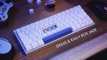 Kailh BOX Jade Mechanical Keyboard Cinematic Preview & Typing | GK64S + MAXKEY SA Keycap