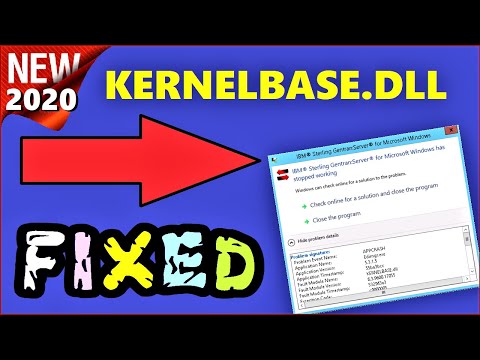 Video: Kaip ištaisyti KernelBase DLL?
