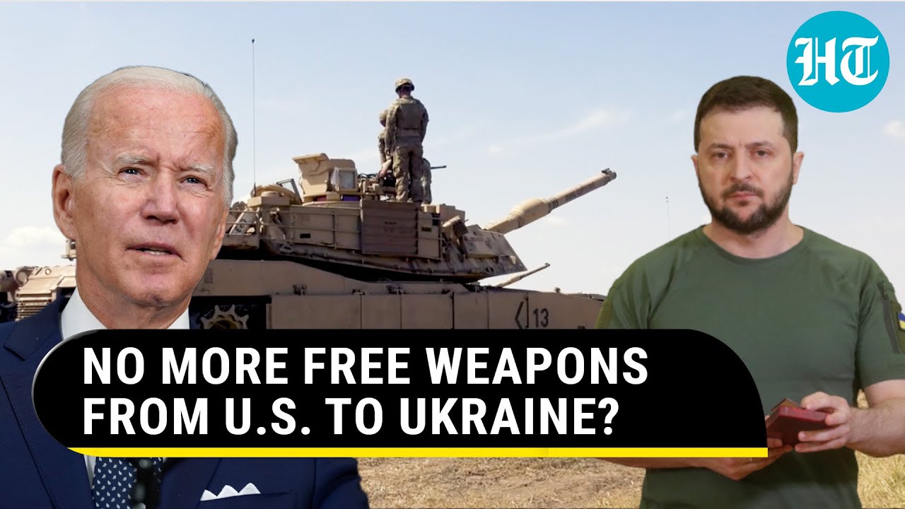 U.S. to stop free military aid to Ukraine? Pentagon official hints at charging Zelensky for weapons - YouTube