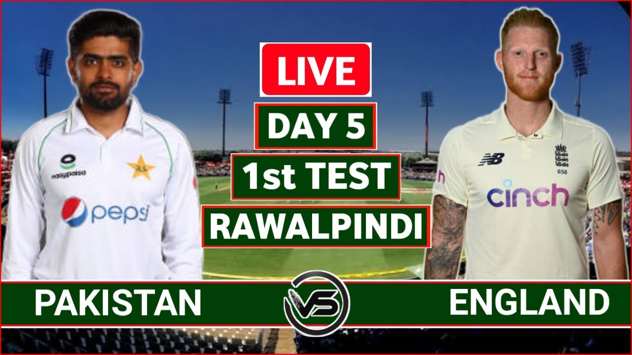 Pakistan vs England 1st Test Live Scores PAK vs ENG 1st Test Day 5 Live Scores and Commentary