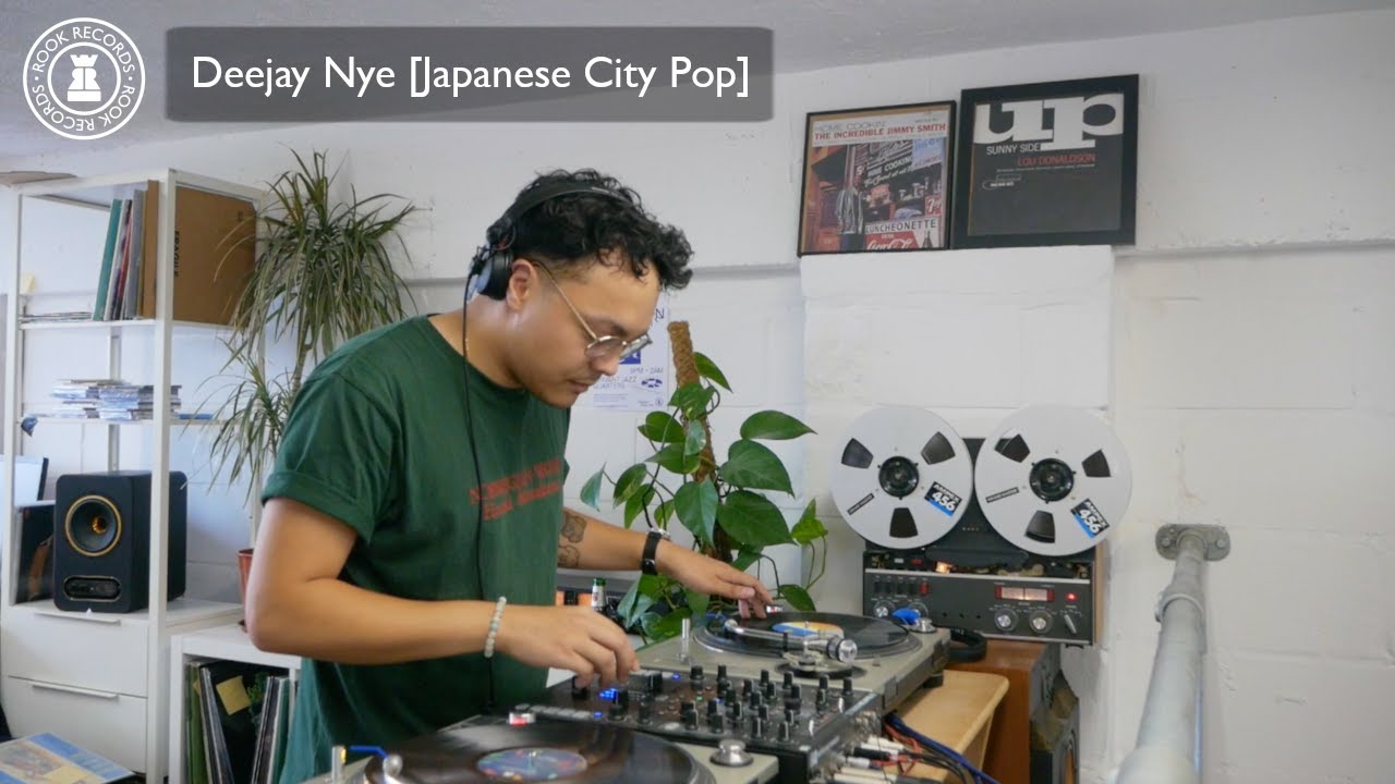 Rook Records In-Store // Deejay Nye [Japanese City Pop Vinyl Mix]