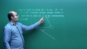 CBSE 09&10th Mathematics | 26. Constructions | CBSE Pattern Question Exercise | In English