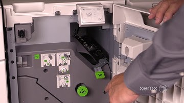 Xerox® Versant® 80 180 Color Press Clearing a Jam in the Decurler