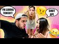 ARGUING IN FRONT OF COMPANY PRANK !