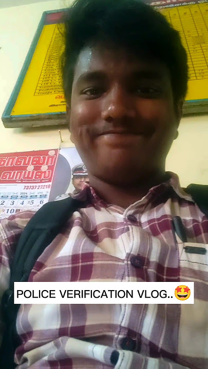 Police Verification Vlog🤩 #shorts #rajeshexplorer #passport #passportverification